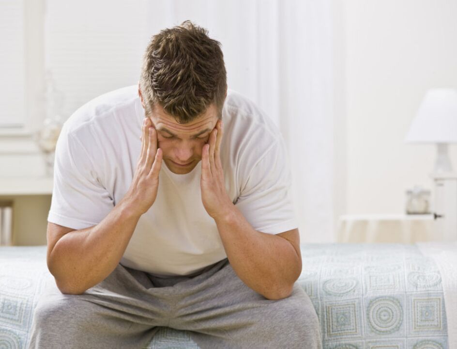 man thinking about enlarging his penis